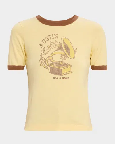 RAG & BONE SHORT-SLEEVE AUSTIN RINGER TEE