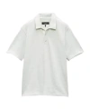Rag & Bone Short-sleeved Polo Shirt In Gray