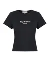 Rag & Bone Short-sleeved T-shirt In Black