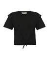 Rag & Bone Mica Knot-detail T-shirt In Black