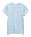 Rag & Bone The Slub Short Sleeve Tee In Blue