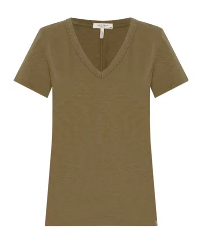 Rag & Bone Short-sleeved T-shirt In Military