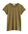 Rag & Bone Short-sleeved T-shirt In Military Olive