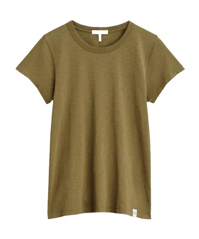 Rag & Bone Short-sleeved T-shirt In Military Olive