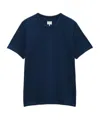 Rag & Bone Classic Flame Slub Cotton T-shirt In Navy