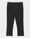 Rag & Bone Simone Ponte Pull-on Capri Pants In Black