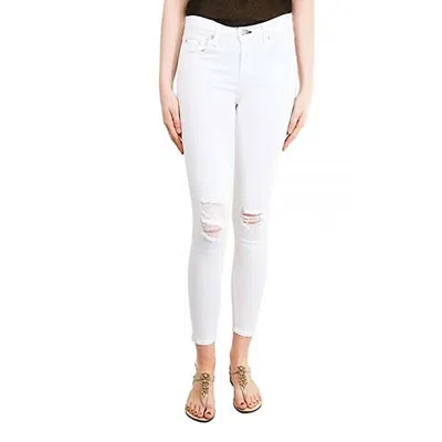 Rag & Bone Skinny Crop Jean In White