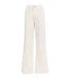Rag & Bone Skylar High-rise Flared Jeans In Ivory