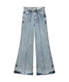 Rag & Bone Skylar High-rise Trouser Jeans In Light Indigo
