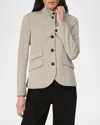 Rag & Bone Slade Italian Plaid Blazer In Grey Multi