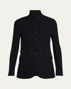 Rag & Bone Slade Japanese Wool Blazer In Black