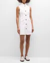 Rag & Bone Slade Linen-blend Coatdress In White