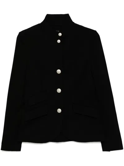 Rag & Bone Slade Ponte Blazer In Black