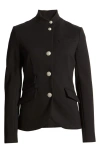 Rag & Bone Slade Ponte Blazer In Black