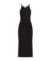 Rag & Bone Women's The Essential Rib-knit String Tank Maxi Dress In Black