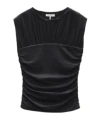 Rag & Bone Mica Banded Combo Top In Black