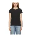 Rag & Bone Short-sleeve Modal T-shirt In Black