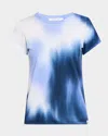 Rag & Bone Slub Dyed Short-sleeve T-shirt In Blue Multi