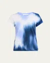 Rag & Bone Slub Dyed Short-sleeve T-shirt In Blue Multi
