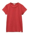Rag & Bone Slub Yarn T-shirt In Red