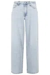 Rag & Bone Featherweight Sofie High Rise Full Lenght Wide Leg In Blue