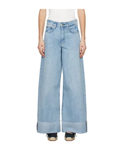 Rag & Bone Sofie High-rise Wide-leg Jeans In Blue