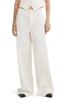 Rag & Bone Sofie High Waist Ponté Wide Leg Pants In Ivory