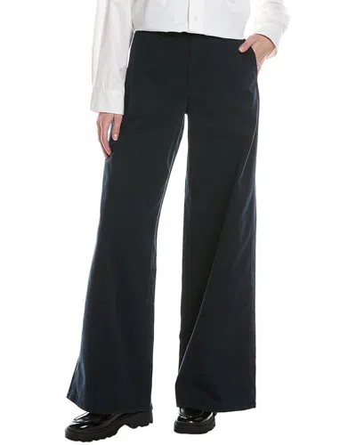 Rag & Bone Sofie Salute High-rise Wide Leg Chino Jean In Blue