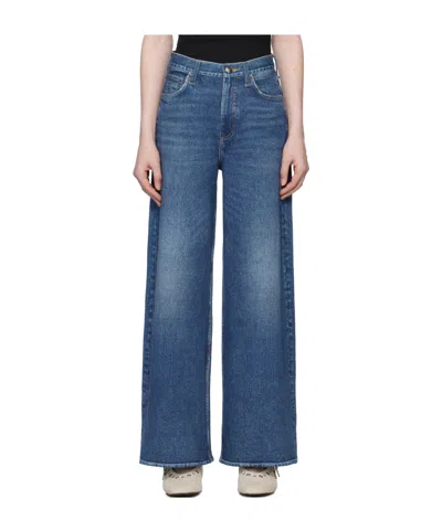 Rag & Bone Blue Miramar Terry Sofie Ankle-length Jeans In Grove