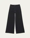Rag & Bone Sofie Wide-leg Ponte Pants In Black