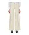Rag & Bone Sofie Wide-legged Casual Pants In White
