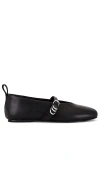 Rag & Bone Black Spire Mary Jane Ballerina Flats In 黑色