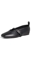 Rag & Bone Black Spire Mary Jane Ballerina Flats In Black
