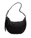 Rag & Bone Spire Straw Hobo Bag In Black