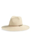 Rag & Bone Spire Wide Brim Straw Fedora In Natural