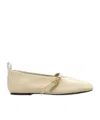 Rag & Bone Off-white Spire Mary Jane Ballerina Flats In Nude