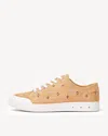Rag & Bone Standard Issue Lace Up Sneaker In Dune Embroidered In Multi