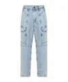 Rag & Bone Straight Jeans In Blue