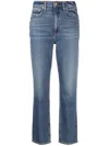 RAG & BONE STRAIGHT-LEG CROPPED JEANS