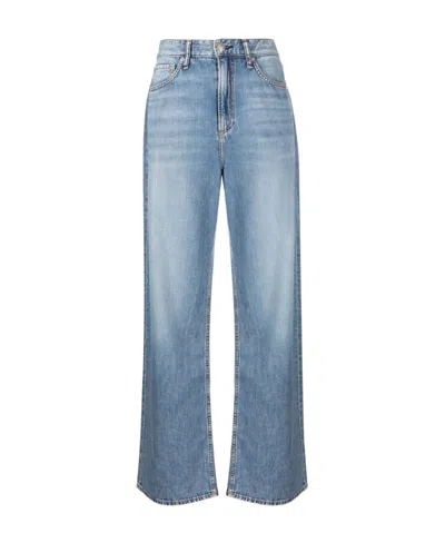 Rag & Bone Straight-leg Denim Trousers In Gray