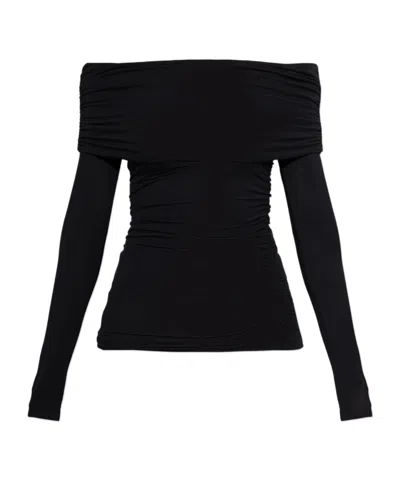 Rag & Bone Strapless Top In Black