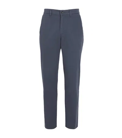 Rag & Bone Stretch-cotton Chinos In Blue