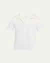 Rag & Bone Stripe Short-sleeve Polo Top