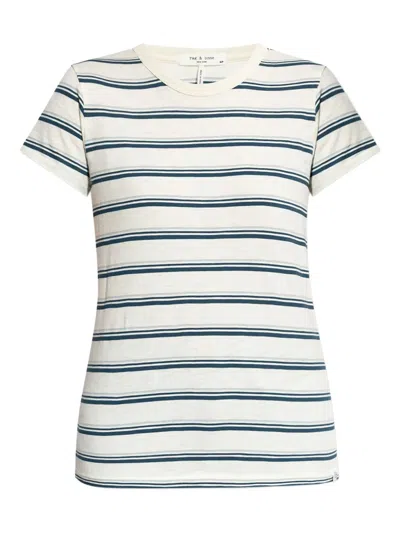 Rag & Bone Striped Crew-neck T-shirt