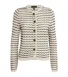 Rag & Bone Striped Eliza Cardigan In Neutral