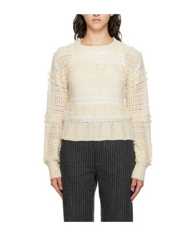 Rag & Bone Off-white Striped Sweater