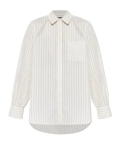 Rag & Bone Striped Shirt In White