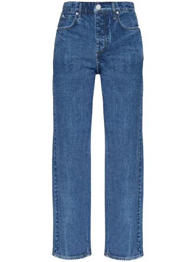 Rag & Bone Blue Miramar Fleece Terry Wide Leg Lounge Pants