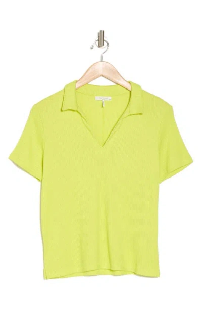 Rag & Bone The Rib Polo In Green