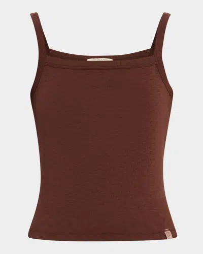 RAG & BONE THE SLUB SQUARE-NECK TANK TOP